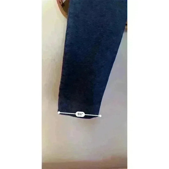 Banana Republic Women's Sloan Cropped Pants Blue Size 6 Petites - Picture 8 of 8